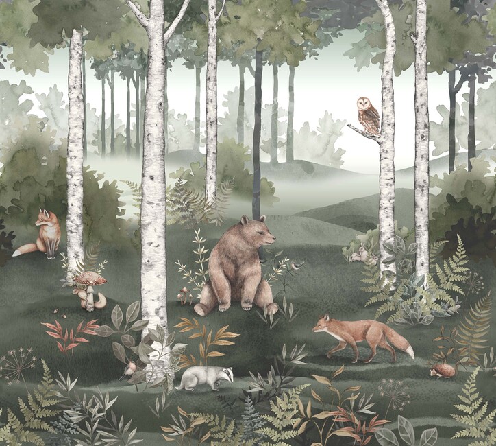 Wild Forest Mural