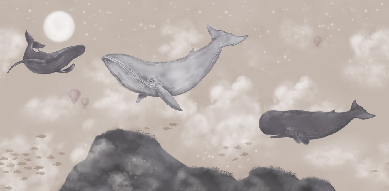 Whales in the sky